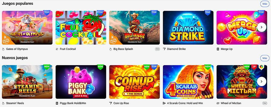 Slotic juegos de casino